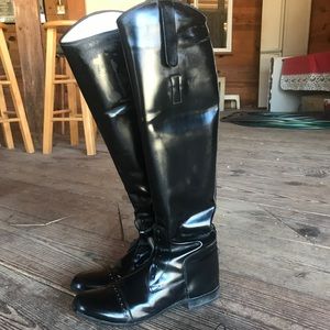 😍SALE😍Elite tall boots w/ laces + free boot jack